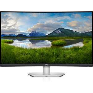 Dell 31.5 inch S3221QSA curved monitor, 4K resolution, silver - Monitor