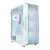 Zalman I3 Neo White PC Case with Tempered Glass Side Panel and RGB Fans