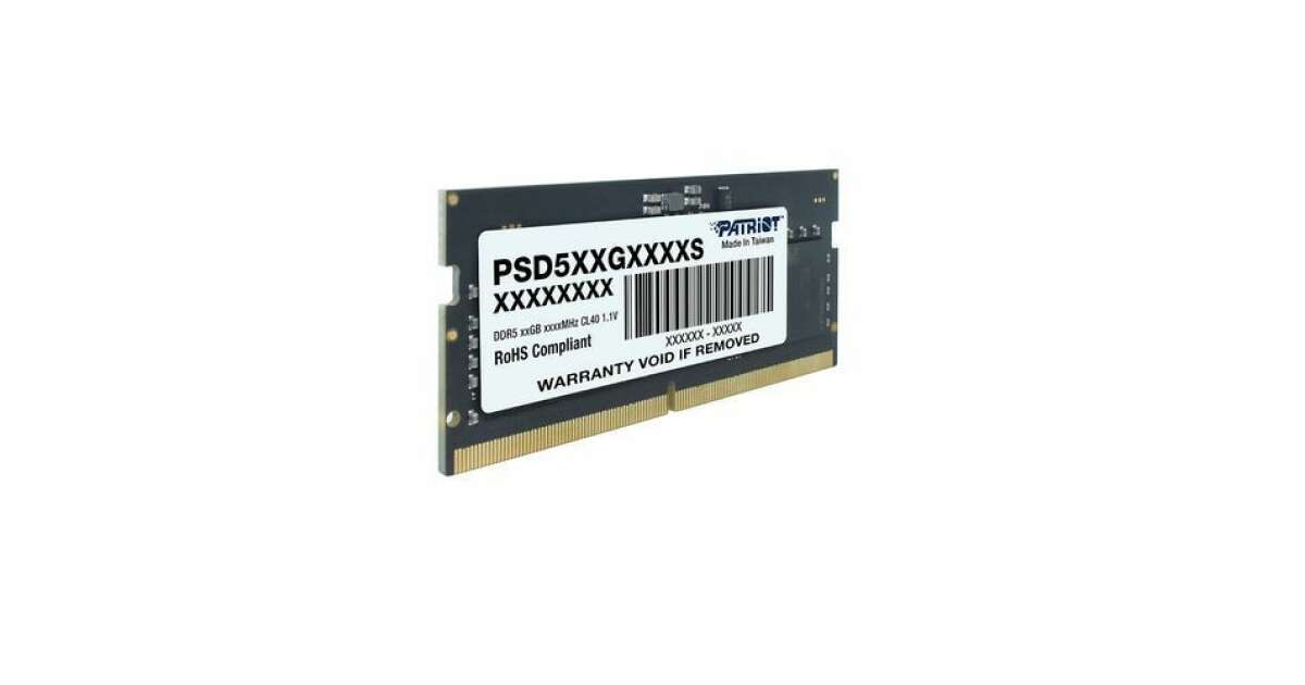Crucial SO-DIMM DDR5 8 Go 4800 MHz CL40 1Rx16 - Mémoire PC
