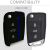 VW 3-Button Silicone Key Cover, Black, 46967.04 131463137