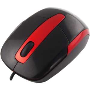 Titanum Barracuda vezetékes egér, fekete és piros, 1000 DPI - Esperanza Egér