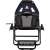 Next Level Racing GT-LITE Playstation Edition racing simulator cockpit, black, front view