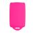 Renault 4-Button Smart Key Case - Kwmobile, Pink Silicone, 48035.77 131485744