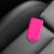 Renault 4-Button Smart Key Case - Kwmobile, Pink Silicone, 48035.77 131485744