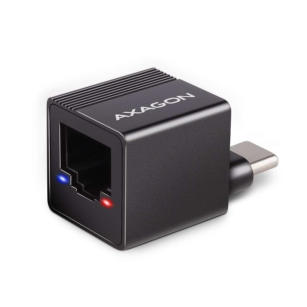 Axagon ADE-MINIC Typ-C USB 3.2 - Gigabit Ethernet Adapter