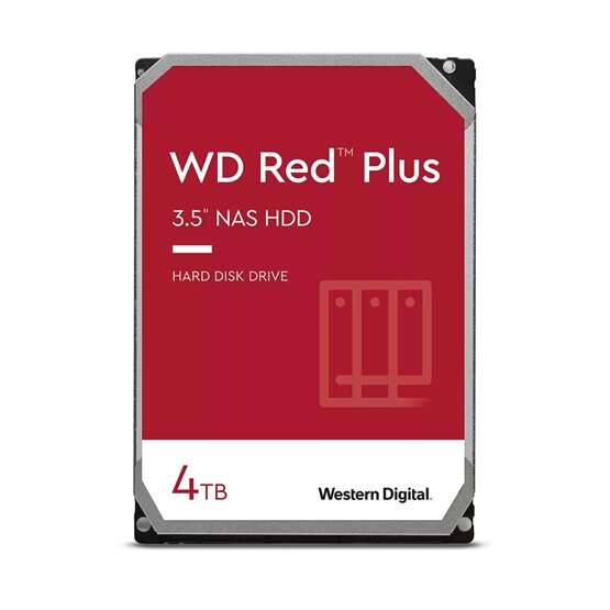 Western digital hdd 3,5" wd 4tb sata3 54000rpm 256mb red plus - wd40efpx
