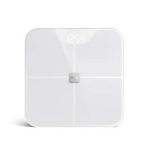 iHealth Fit HS2S Intelligente Körperzusammensetzung und Analysewaage, weiß, digitales Display, Gewicht, Körperfett, Wasser, Muskelmasse, Knochenmasse, BMI - Test-Analysegerät