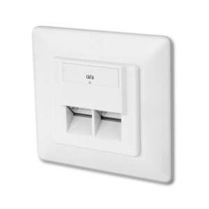 DIGITUS fali aljzat 2xRJ45 fehér Cat6, felületi szerelés, moduláris fali lemez - PCI hálózati kártya