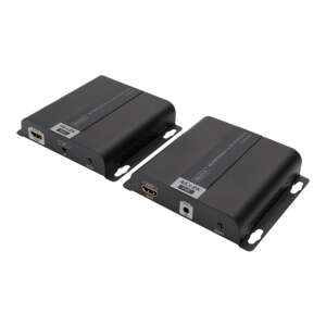 DIGITUS DS-55124 HDMI Extender, 4K 30Hz, 120m, IP/Cat.7, PoE, HDCP 1.4, IR audio - Modems
