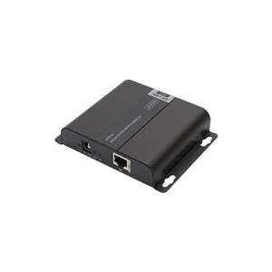 DIGITUS 4K HDMI Extender Empfänger, schwarz, schräge Ansicht - PCI Netzwerkkarten