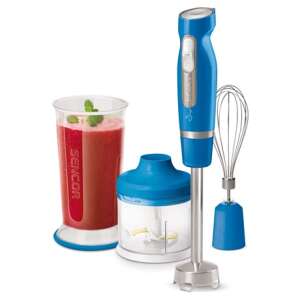 Sencor SHB 4462BL-EUE3 blue stick blender set with chopper, whisk and beaker - Hand Blender