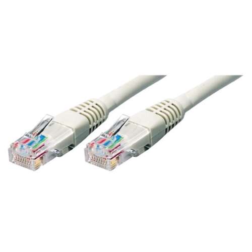 KAB Roline UTP Cat5e patch kábel, szürke, 10m - Roline