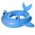 Bestway inflatable whale float for kids, blue whale with white eyes and pink mouth