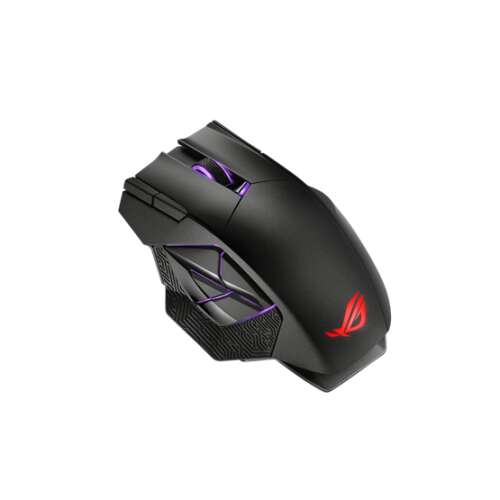 ASUS ROG Spatha X vezeték nélküli gamer egér, fekete, 19000dpi, 12 gomb, RGB világítás 
