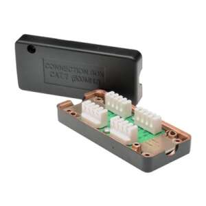 Digitus CAT7 Anschlussbox, 800MHz, RJ45, LSA, geschirmt, Netzwerkkabel-Stecker, schwarz - Modems