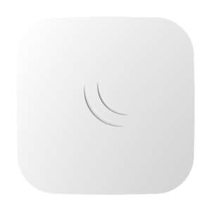 MikroTik cAP ac 2,4Ghz+5Ghz punct de acces Wi-Fi, alb, vedere din față - MikroTik
