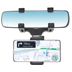 Univerzális Autós Telefontartó - Visszapillantótükörre Szerelhető