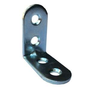 30 x 30 mm horganyzott acél sarokkonzol, 3 lyuk, 16 db-os csomag - JKH