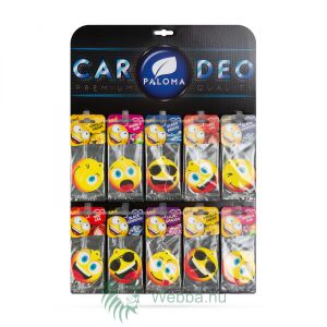 Paloma CAR DEO Illatosító Szett - 6 db Emojis