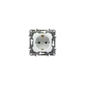 Електрически контакт Legrand NILOE 2P+F, бял - Лампи и осветление