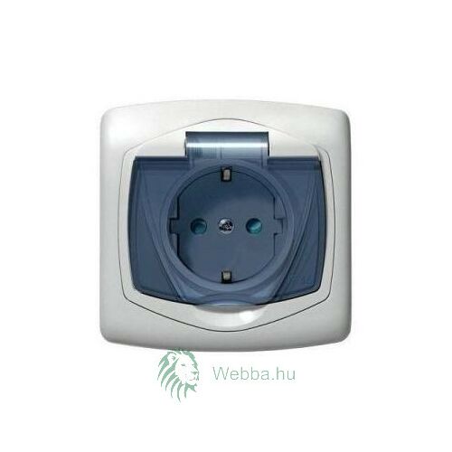 DUGALJ IP44 kültéri konnektor, 250V 16A, időjárásálló elektromos aljzat