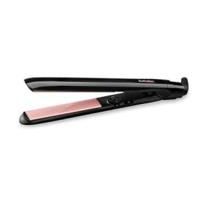 BaByliss Smooth Control 235 Haarglätter, schwarz mit roségoldenen Platten - Haarglätter