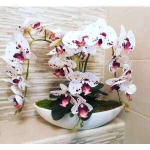 pöttyös orchidea dekor 3 szálas 32494632 Lakásdekoráció