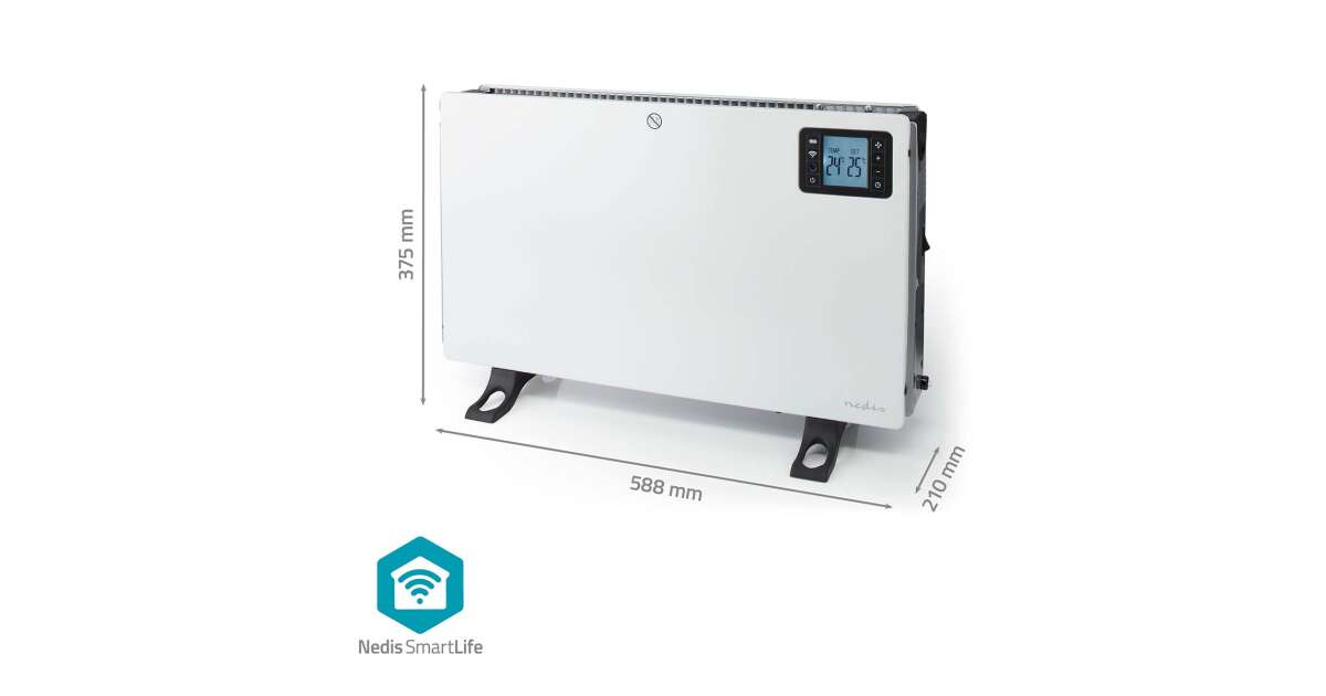 Nedis Homelux konvektor fűtőtest okos Elektromos fűtőpanel -Turbo ...