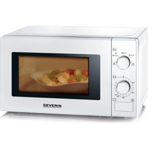 Severin MW7770 20L Weiße Mikrowelle, 700W, 5 Leistungsstufen
