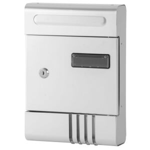 STR moderner Aluminium-Briefkasten #silber
