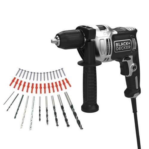 Black and Decker BEH71A40SKQS Burghiu gol 710W, gri