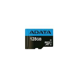 ADATA 128GB MicroSDXC memóriakártya adapterrel, UHS-I Class 10 - ADATA