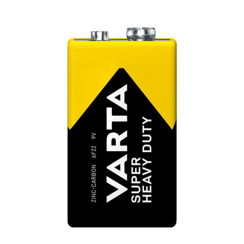 Varta Super Heavy Duty 9V Batterie, Zink-Kohle