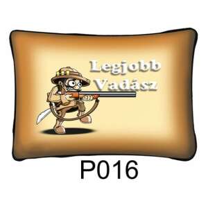 Legjobb Vadász díszpárna vadásszal puskával - Díszpárna