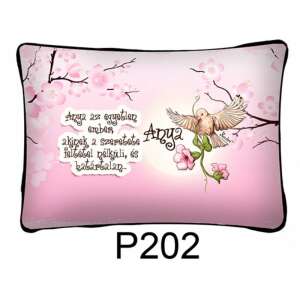 Díszpárna Anyának, idézettel az anyákról és madárral ágon - Díszpárna