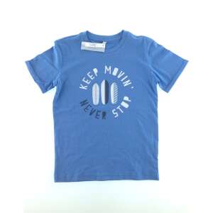 IDEXE kisfiú levélmintás kék póló - 134 32499929 Gyerek pólók - Kisfiú
