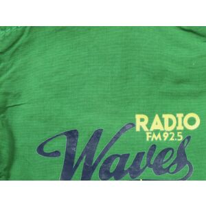 Fiú rövidnadrág - Zöld pamut - Radio Waves minta 135855880 - Knot So Bad