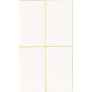 40x70 mm rectangular white self-adhesive labels, 60 labels per pack - Label sticker
