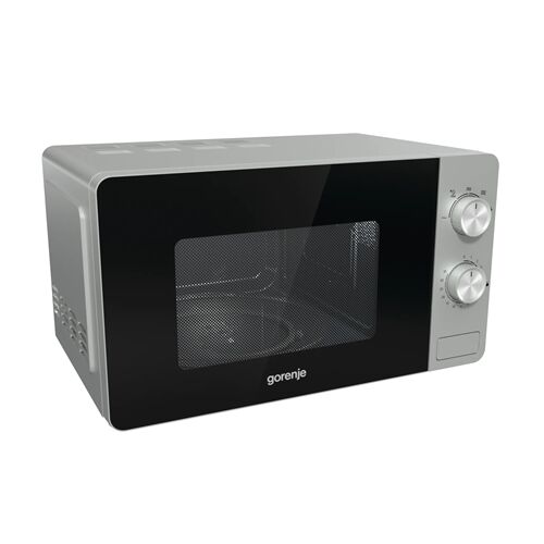 Gorenje MO20E1S 20L 800W Mikrohullámú sütő ferde nézet - Mikrohullámú sütő