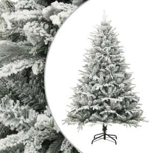 PVC és PE műkarácsonyfa pelyhes hóval 150 cm 76846992 