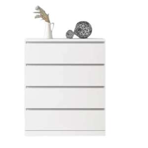 White chest of drawers with 5 drawers, KD05 - Dresser