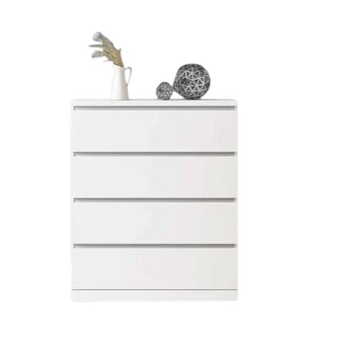 Comodă albă cu 5 sertare, KD05