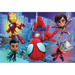 Marvel Spidey Amazing Friends 2x24 MaxiFloor Double-Face 50x35 cm Puzzle - Assembled Image - Lisciani