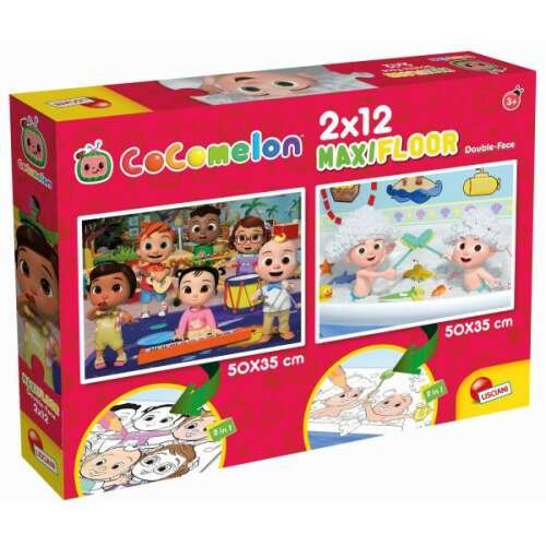 Cocomelon Maxi Bodenpuzzle 2x12 Doppelseitig Box