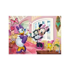 Disney Junior Minnie Mouse 24-częściowa maxi puzzle z Minnie Mouse i jej przyjaciółmi w różowym pokoju - Lisciani