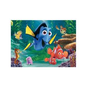 Puzzle ekologiczne Finding Nemo 24 elementy, przedstawiające Dory i Nemo pływających w oceanie - Lisciani