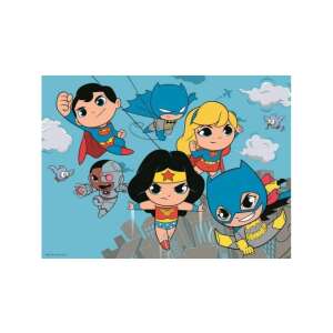 DC Super Friends Water Magic Puzzle, 15 darabos kirakós Superman, Batman, Wonder Woman, Supergirl, Cyborg és Batgirl szereplésével - Clementoni