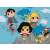 DC Super Friends Water Magic Puzzle, puzzle cu 15 piese cu Superman, Batman, Wonder Woman, Supergirl, Cyborg și Batgirl