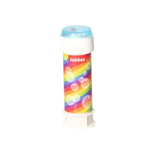 Lobbes Seifenblasenbläser mit Regenbogen-Design, 60 ml, geschlossen