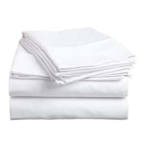  SENDIA lepedő, 180×220 cm, Fehér